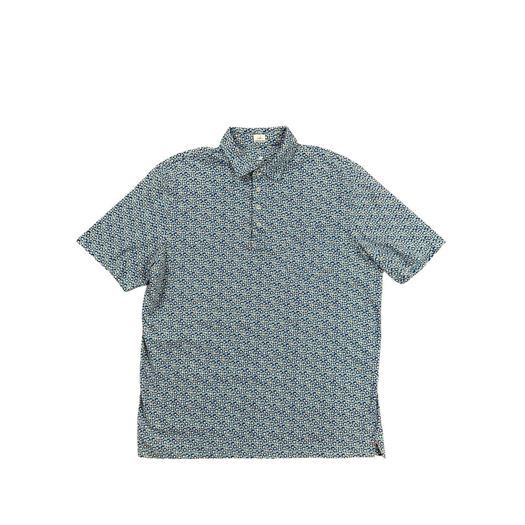 Johnnie-O Cannon Hangin' Out Polo in Barbados Blue — Size XL // Preowned