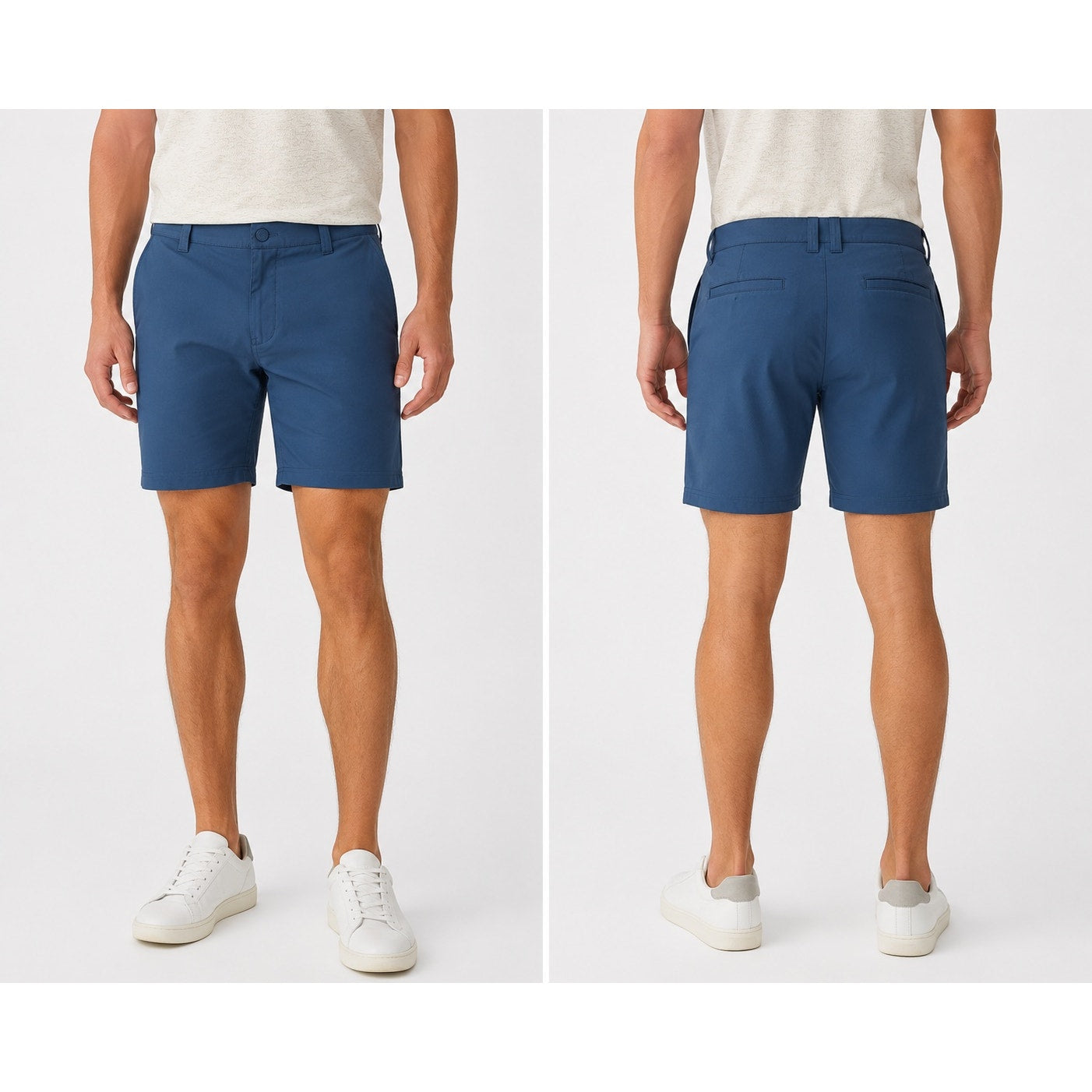 Rhone Commuter 7-Inch Performance Chino Shorts in Navy — Size 35 // Preowned