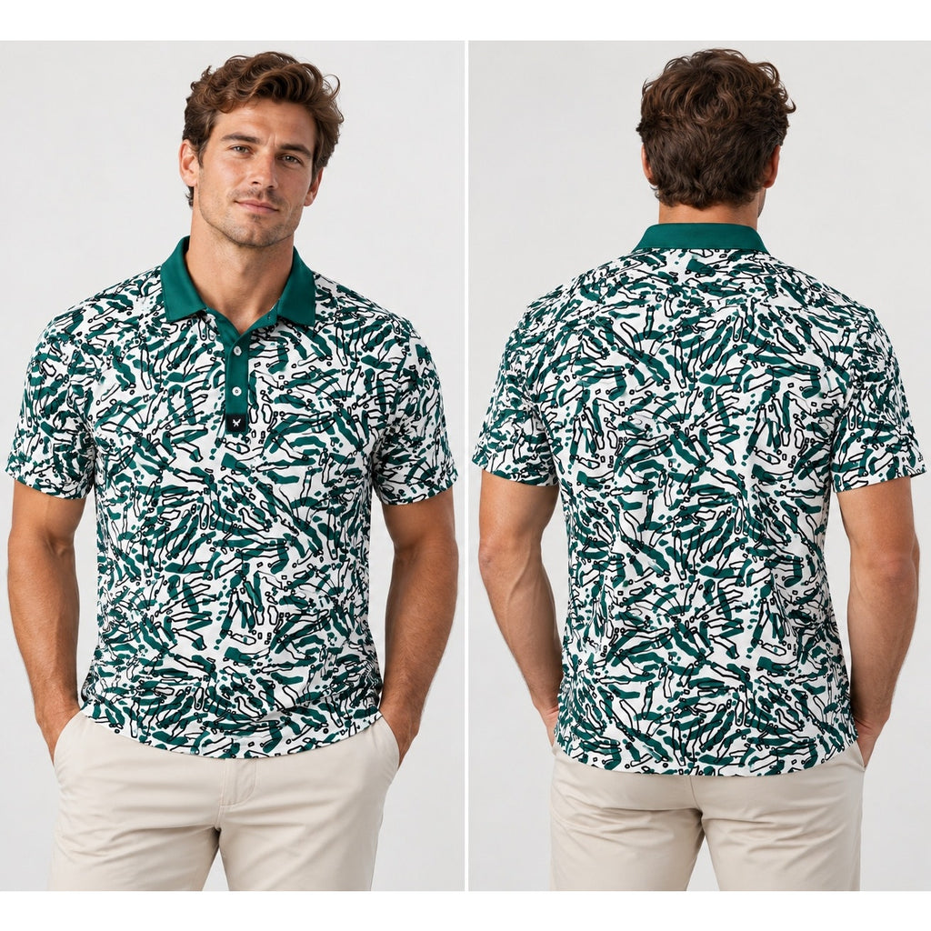 Bad Birdie Fly Over Golf Polo — Size Medium // Preowned
