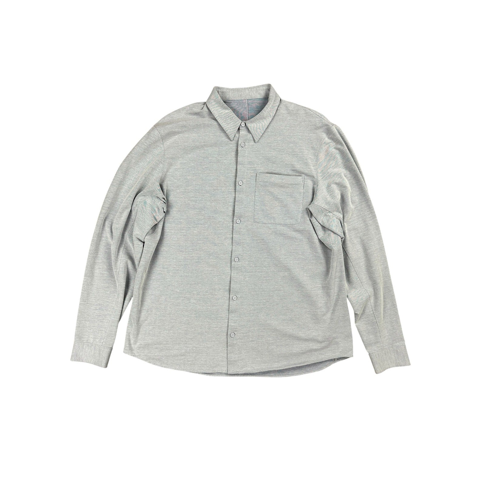 Lululemon Commission Long Sleeve Shirt in Harbor Blue — Size XL // Preowned