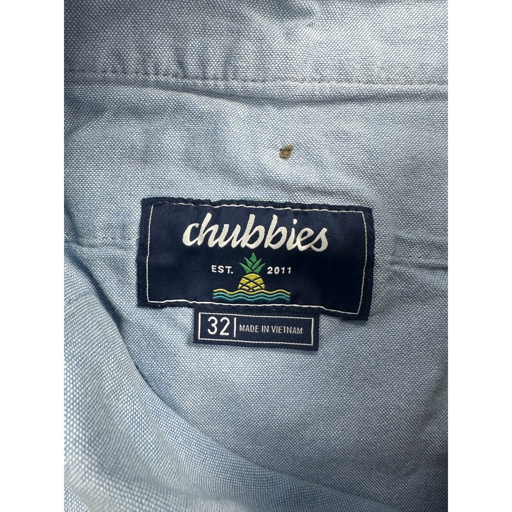 Chubbies The Flat Front Collection Regular Fit 7" Chino Shorts in Taupe Gray — Size 32 // Preowned