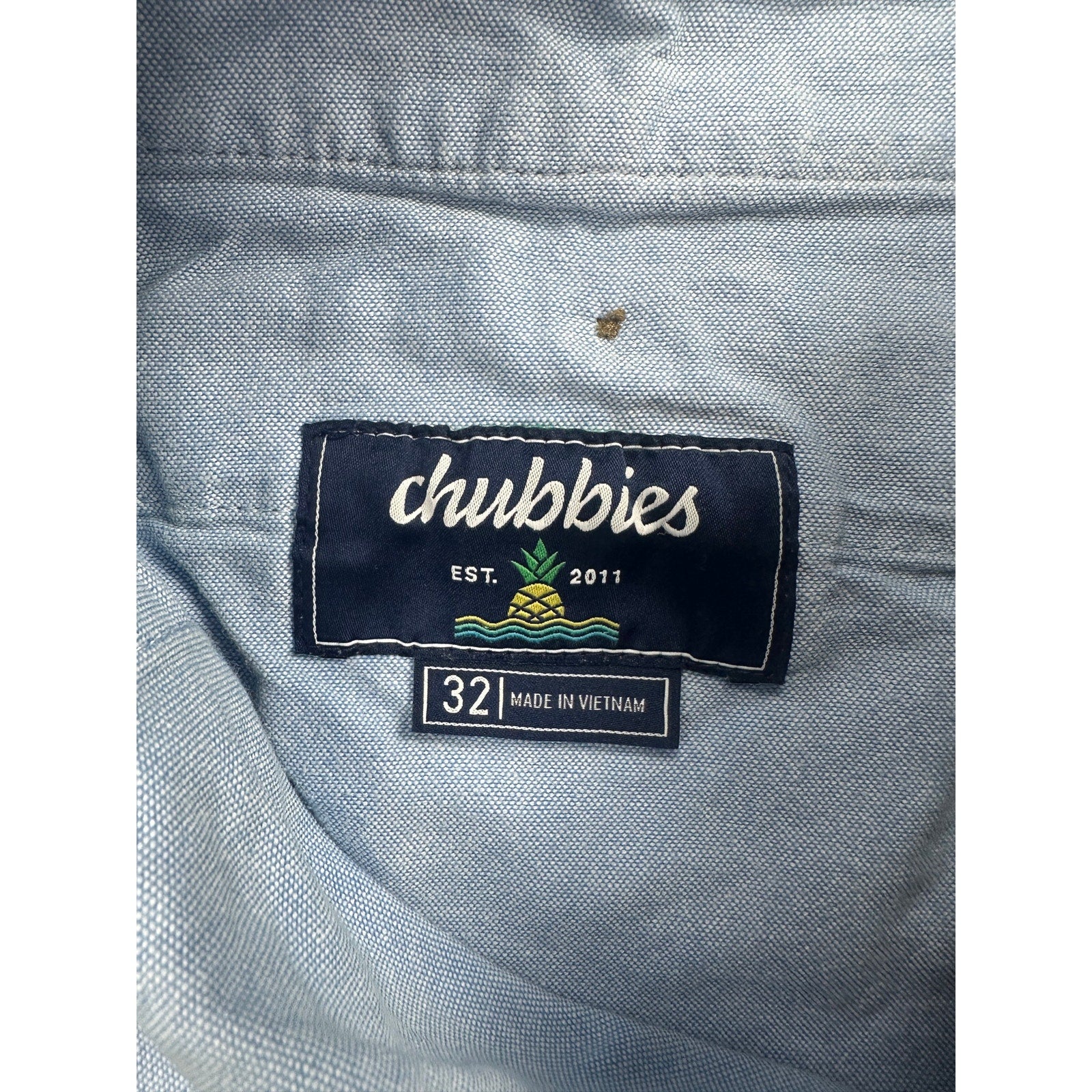 Chubbies The Flat Front Collection Regular Fit 7" Chino Shorts in Taupe Gray — Size 32 // Preowned