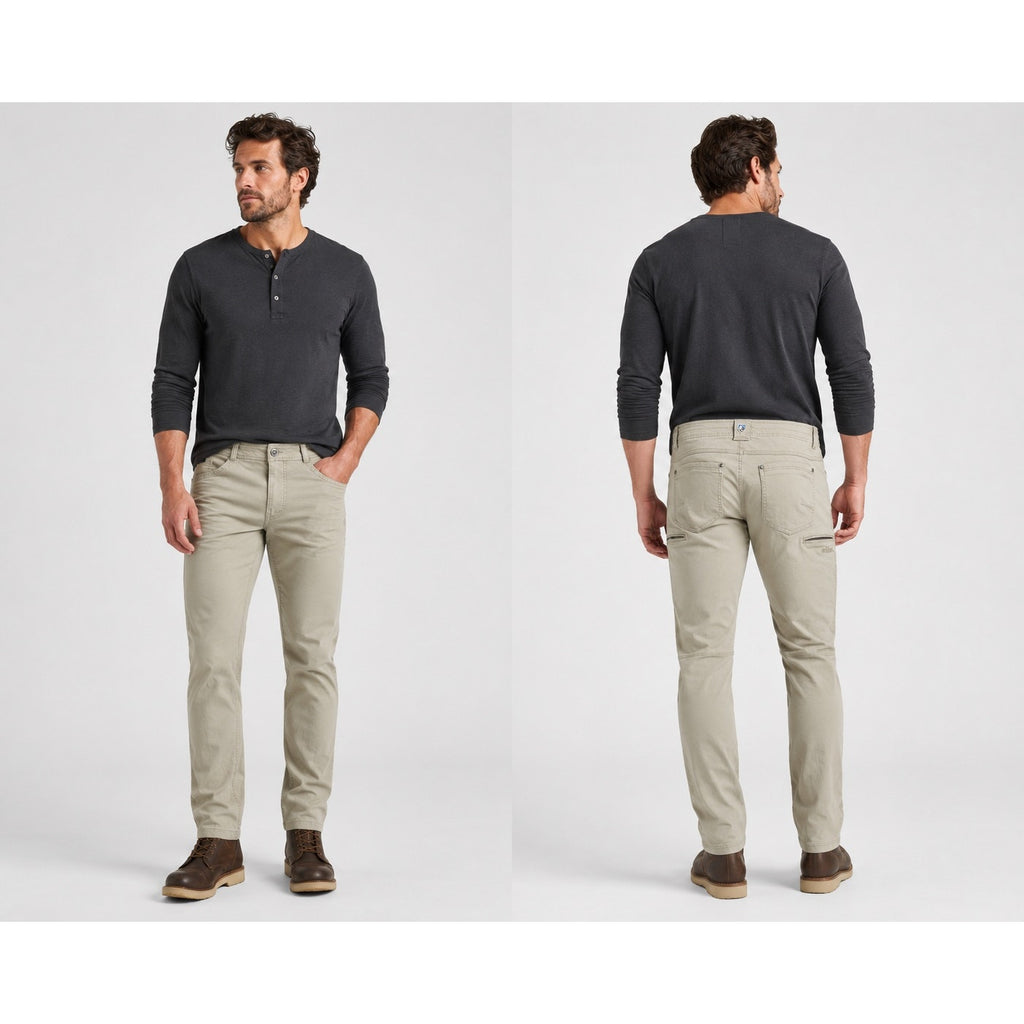 Kuhl Revolt Sweat Pant Performance Chino Pants in Khaki — Size 35x32 // Preowned