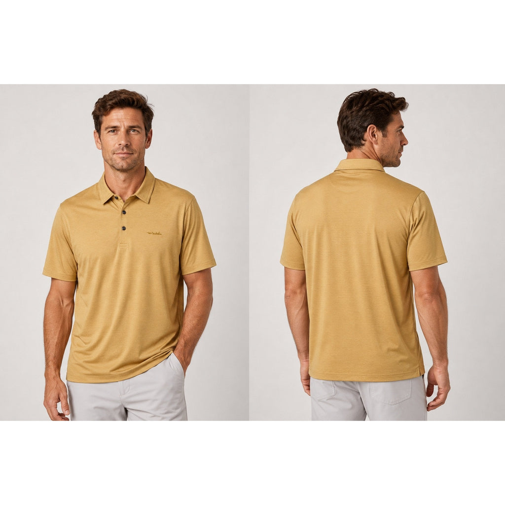 Travis Mathew The Zinna 2.0 Performance Golf Polo in Spruce Yellow — Size XL