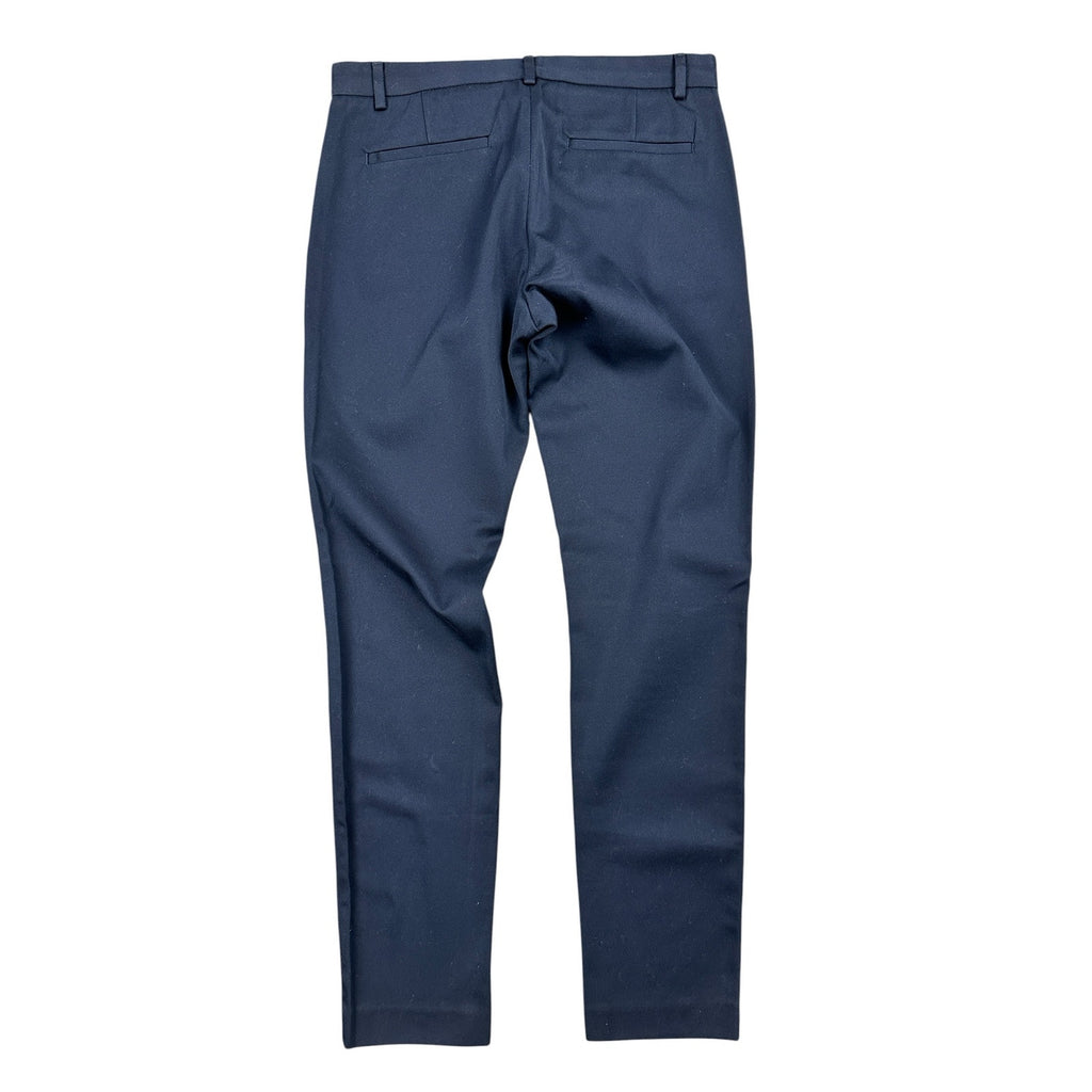 COS Slim Fit Tapered Cotton Trousers in Navy — Size 48 (US 32R) // Preowned
