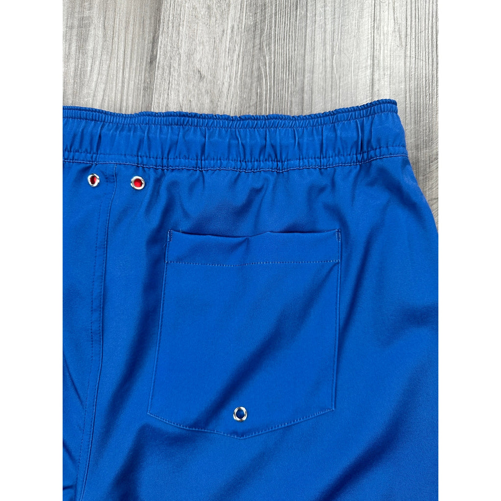 Robert Graham Bulldog Swim Trunks True Blue — Size Medium