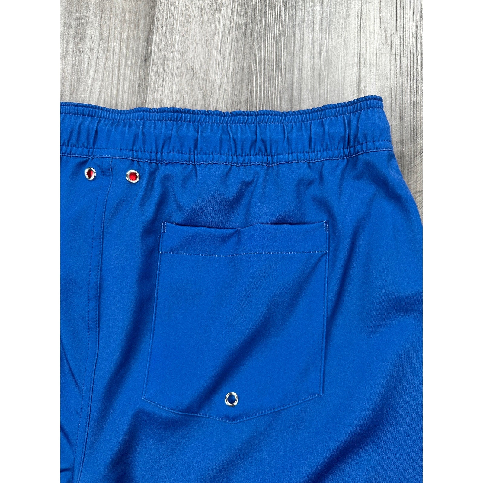Robert Graham Bulldog Swim Trunks True Blue — Size Medium