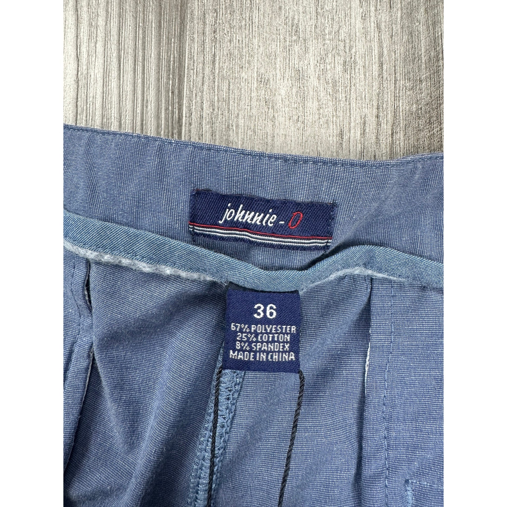 Johnnie-O Dawn 2 Dusk Hybrid Shorts in Shadow Blue — Size 36