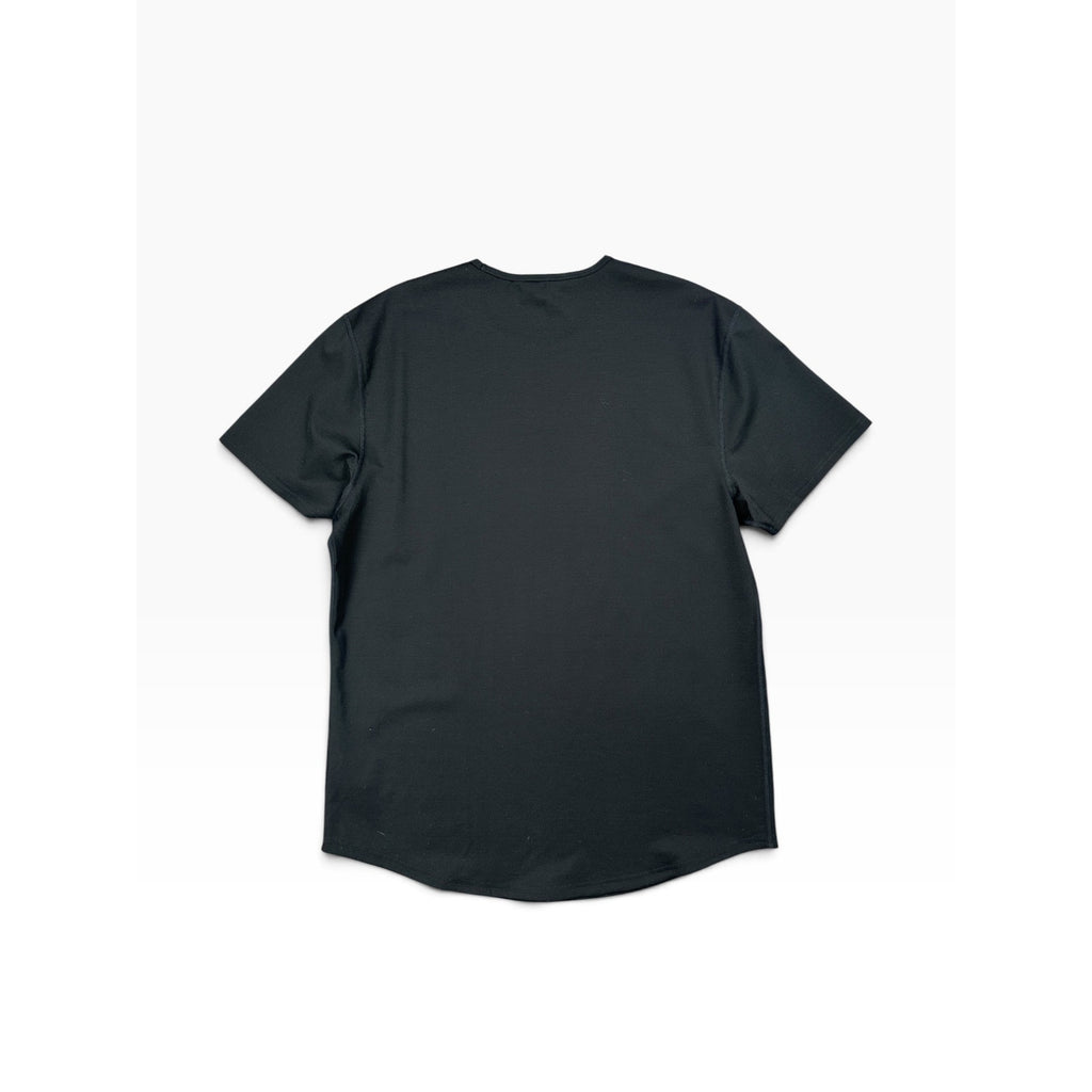 BYLT Everyday Short Sleeve Drop Cut Tee in Black — Size Large