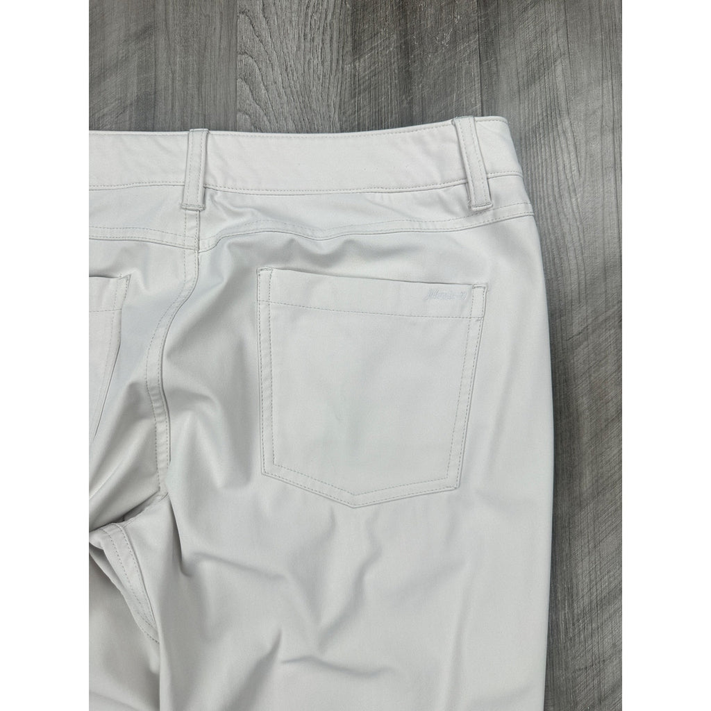 Johnnie-O Cros Country Prep Performance Pants in Stone — Size 33x34 // Preowned