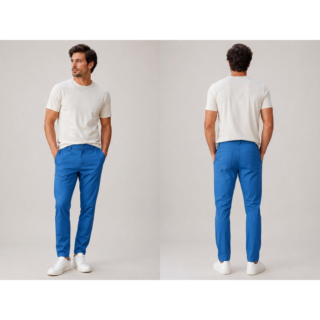 BYLT Slim Fit Everyday Pant 2.0 in Fawn Blue — Size 32