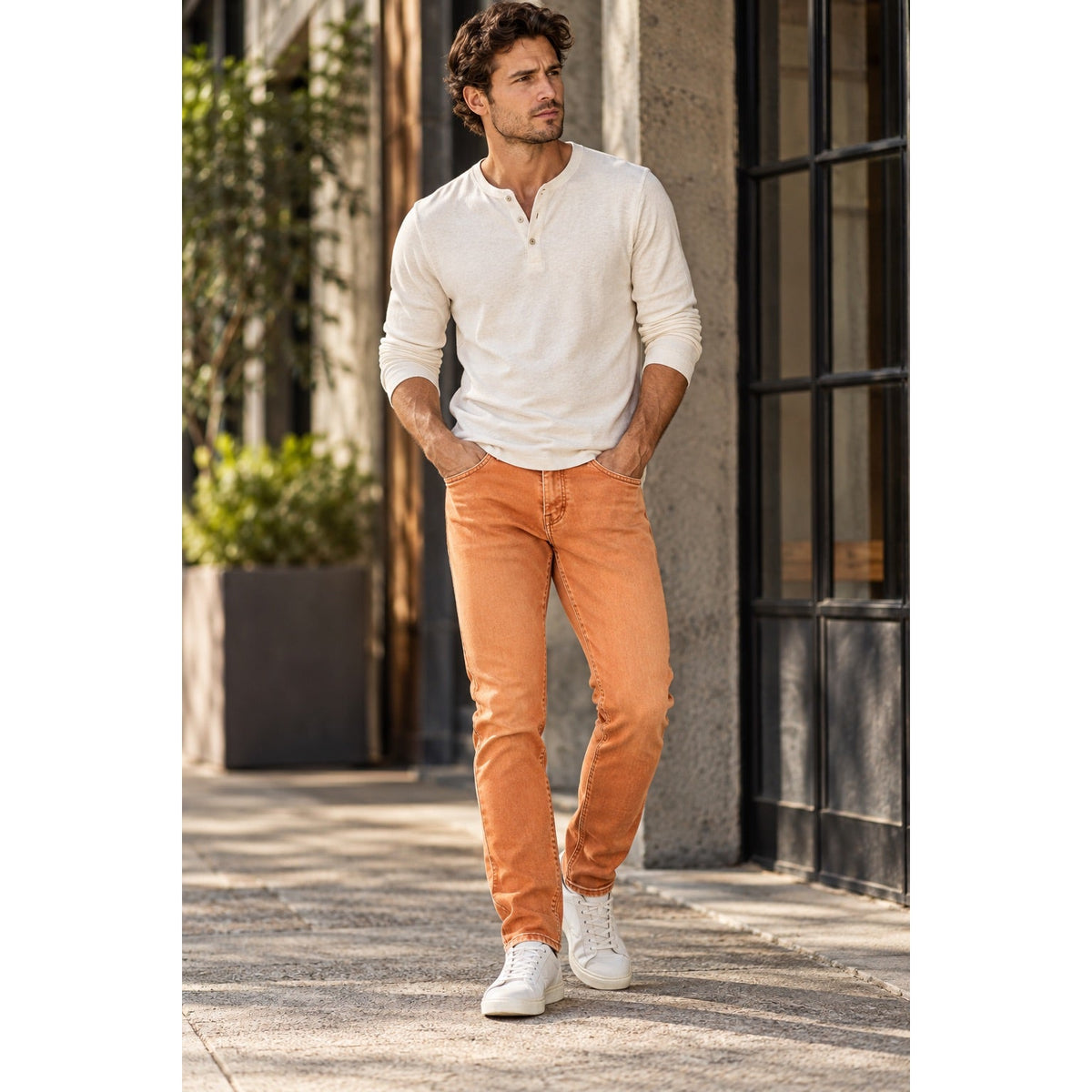 Joe's Jeans The Dean Kinetic Slim Tapered Jeans — Size 30