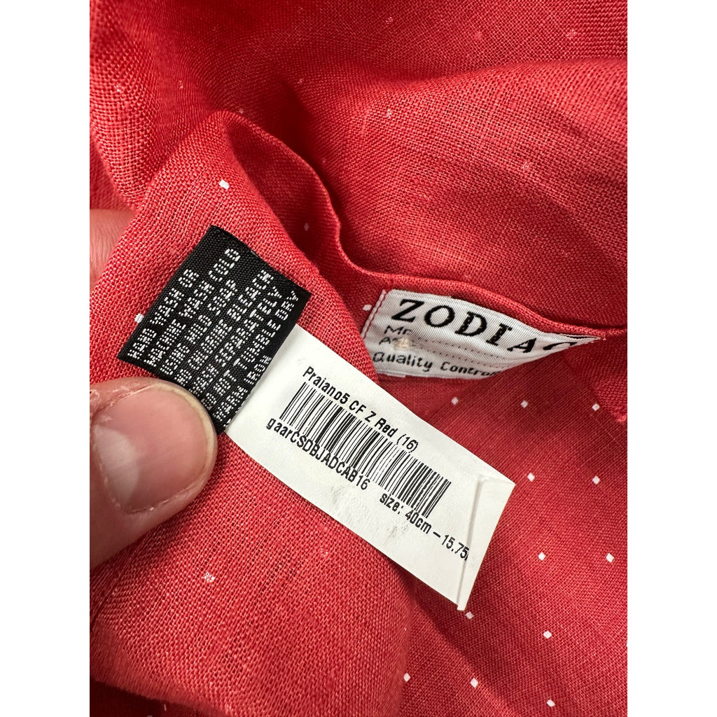 Zodiac Praiano Pure Linen Classic Fit Long Sleeve Shirt — Size 40/15.75 (Medium) // Preowned