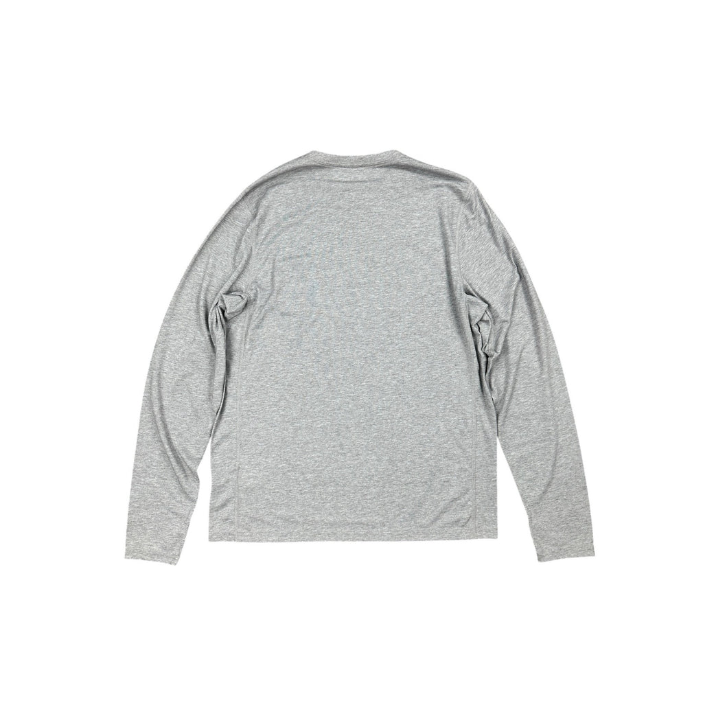 Poncho Poly Cotton Performance Long Sleeve Crew Tee — Size Medium // Preowned