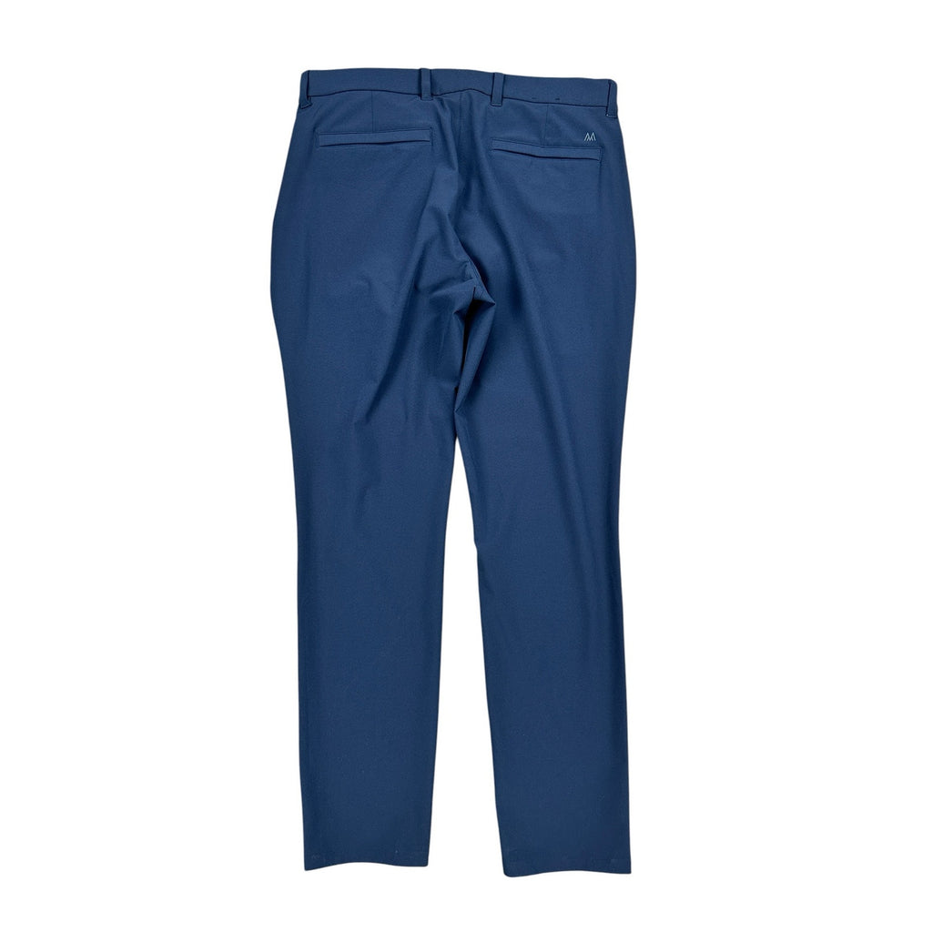 Mizzen+Main Helmsman 5 Pocket Slim Fit Performance Chino Pants in Navy — Size 32x30 // Preowned
