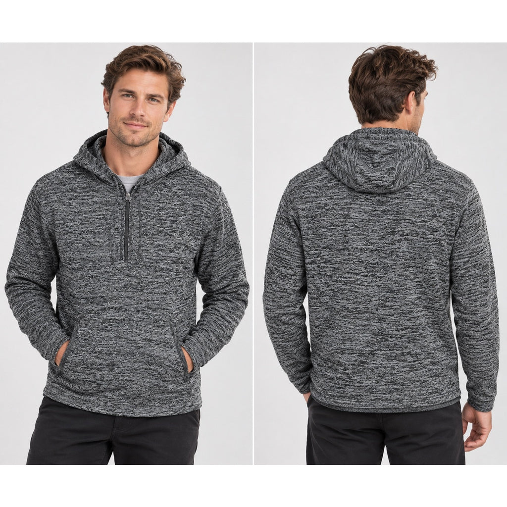 Carbon2Cobalt Aloft Boucle Knit Hoodie — Size 2XL // Preowned