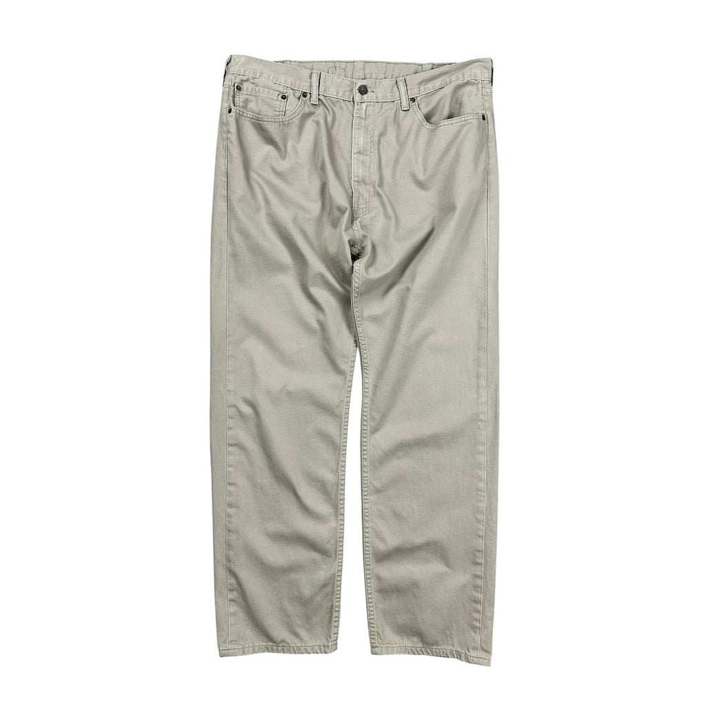 Levi's Straight Leg Zip Fly Jeans in Tan — Size 40x32 // Preowned