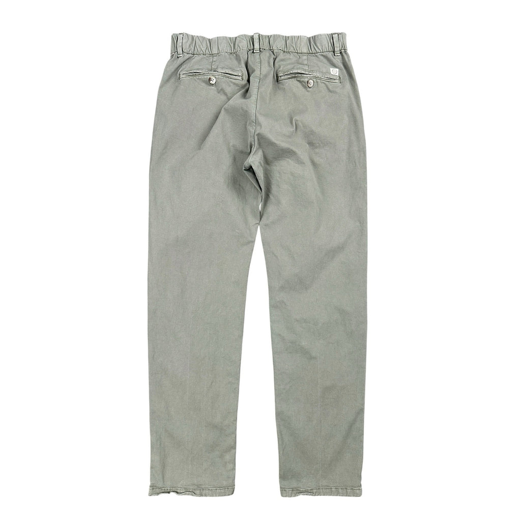 Marine Layer Slim Straight Saturday Twill Chino Pants in Green Khaki — Size Large // Preowned