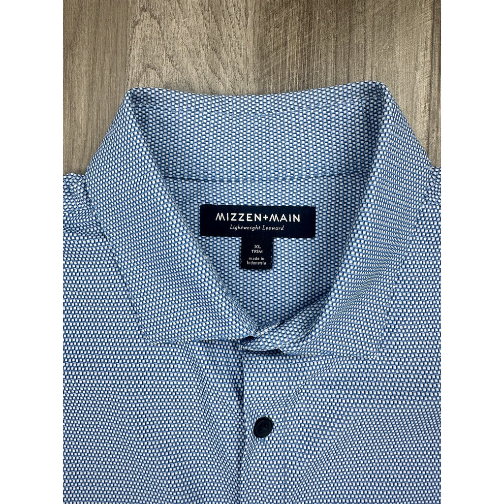 Mizzen+Main Lightweight Leeward Performance Trim Long Sleeve Button Down Shirt — Size XL // Preowned