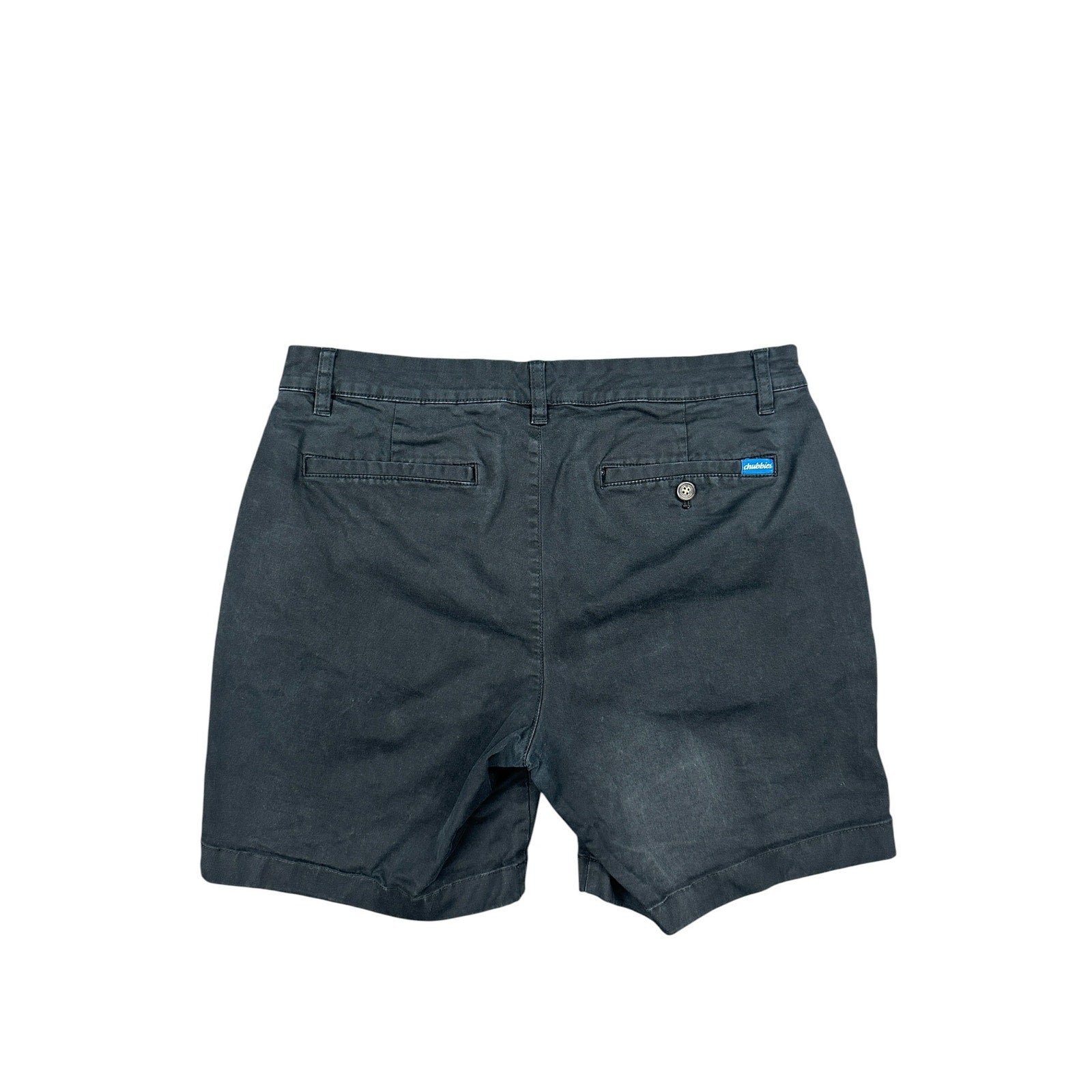 Chubbies The Flat Front Collection Regular Fit 7" Chino Shorts in Shadowstorm Black — Size 32 // Preowned