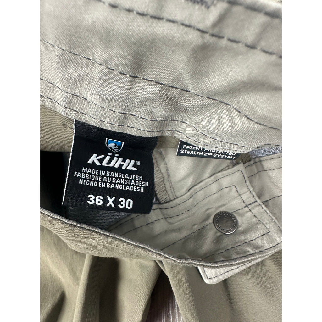 Kuhl Renegade Convertible Cargo Pants in Tan — Size 36x30 // Preowned