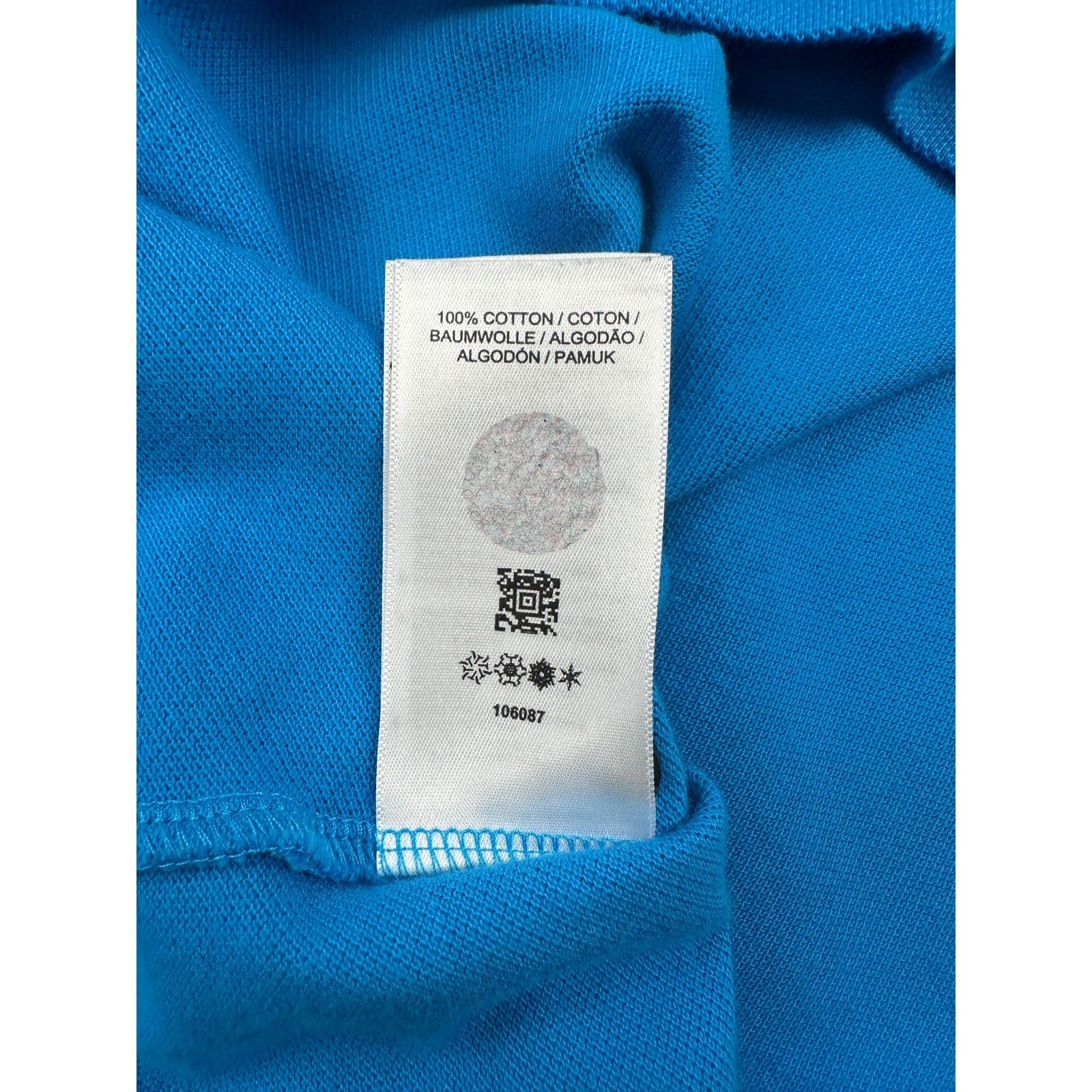 Fred Perry The Fred Perry Shirt Pique Polo Made in Portugal in Charcoal Blue — Size 44 (XL) // Preowned