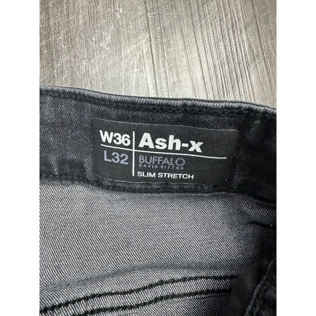 Buffalo David Bitton Ash Slim Stretch Jeans — Size 36x32 // Preowned