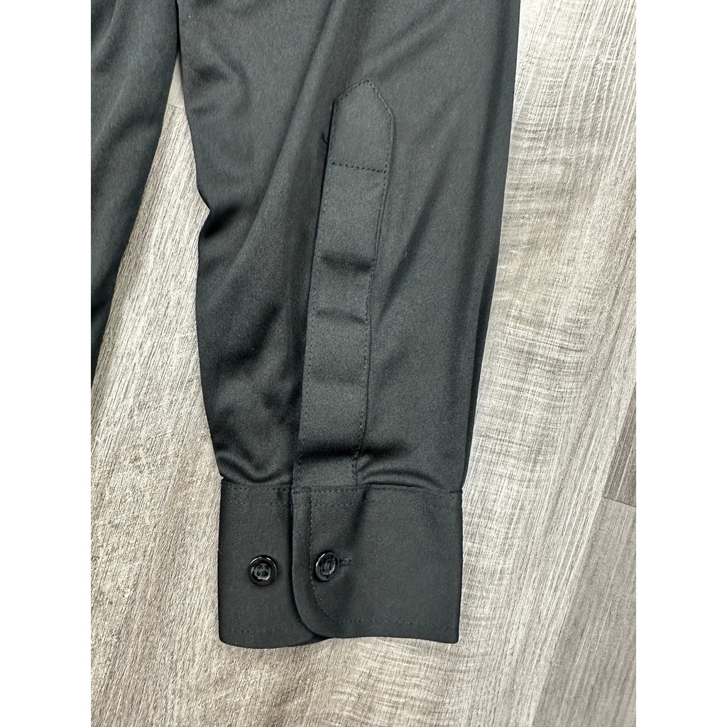 Collars & Co. Semi-Spread Dress Collar Long Sleeve Polo — Size Small // Preowned
