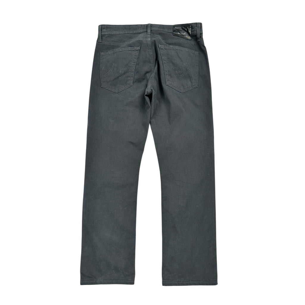 AG Adriano Goldschmied The Protégé Straight Leg Sueded Sateen Stretch Chino Jeans — Size 30x34 // Preowned