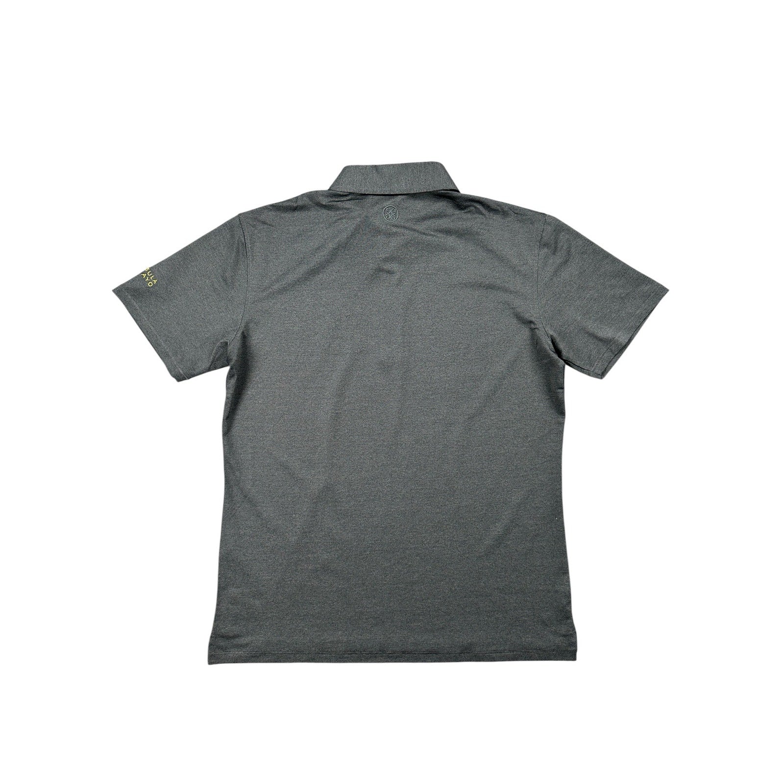 G/Fore Peninsula Papagayo Essential Pique Polo in Charcoal Grey — Size Medium