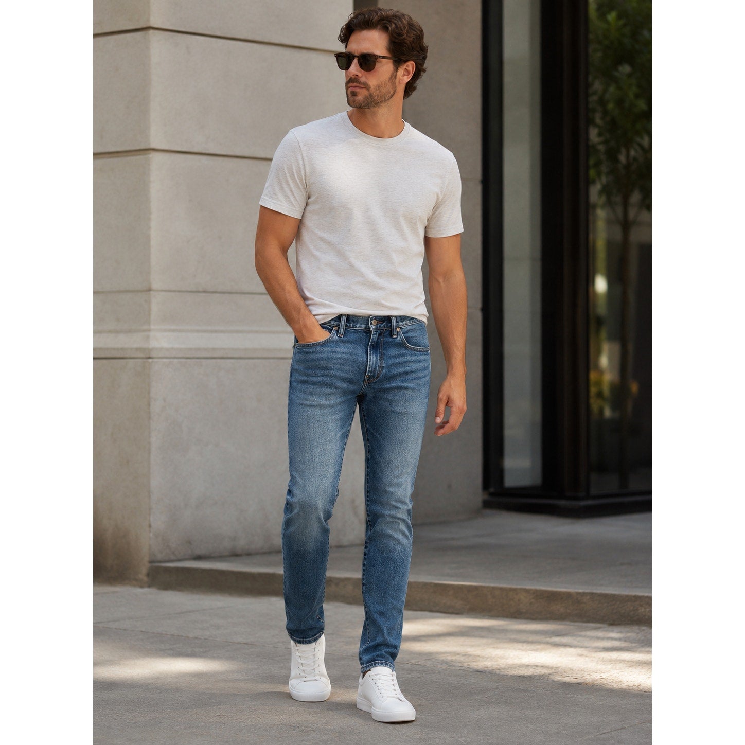 Todd Snyder Slim Fit 5 Pocket Stretch Jeans - 28x32
