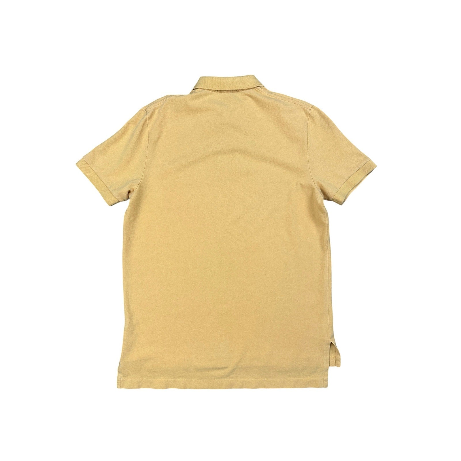 King Ranch Mesh Knit Western Button Polo in Yellow — Size Medium // Preowned