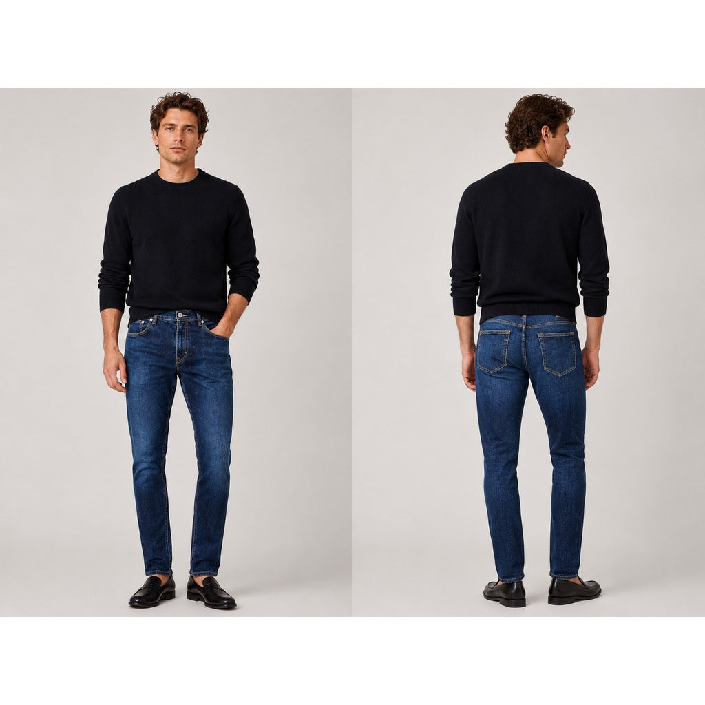 Club Monaco Super Slim Stretch Jean in Blue — Size 34x32 // Preowned