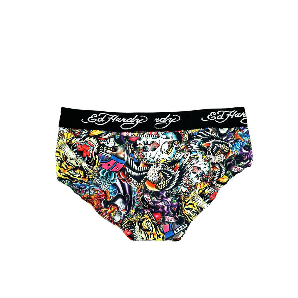 Ed Hardy Performance Low Rise Briefs 5-Pack — Size XL