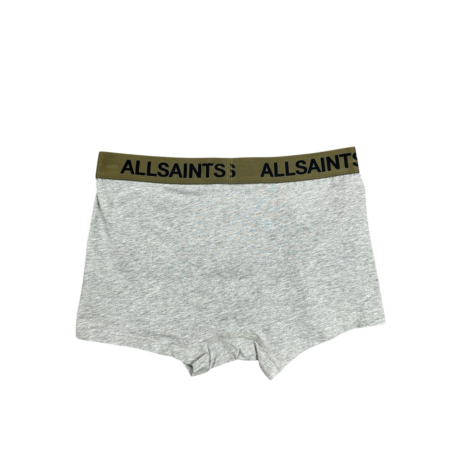 All Saints Underground Organic Cotton 4-Way Stretch Trunk 3-Pack in Sport Grey — Size Small