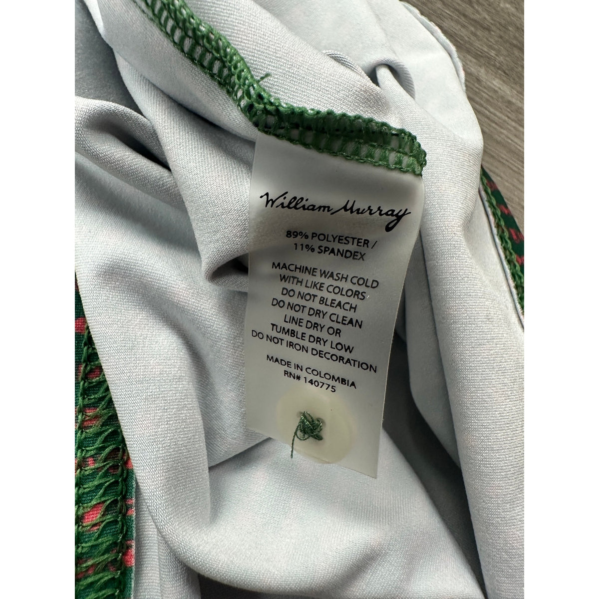 William Murray Beersucker Golf Polo — Size 3XL // Preowned