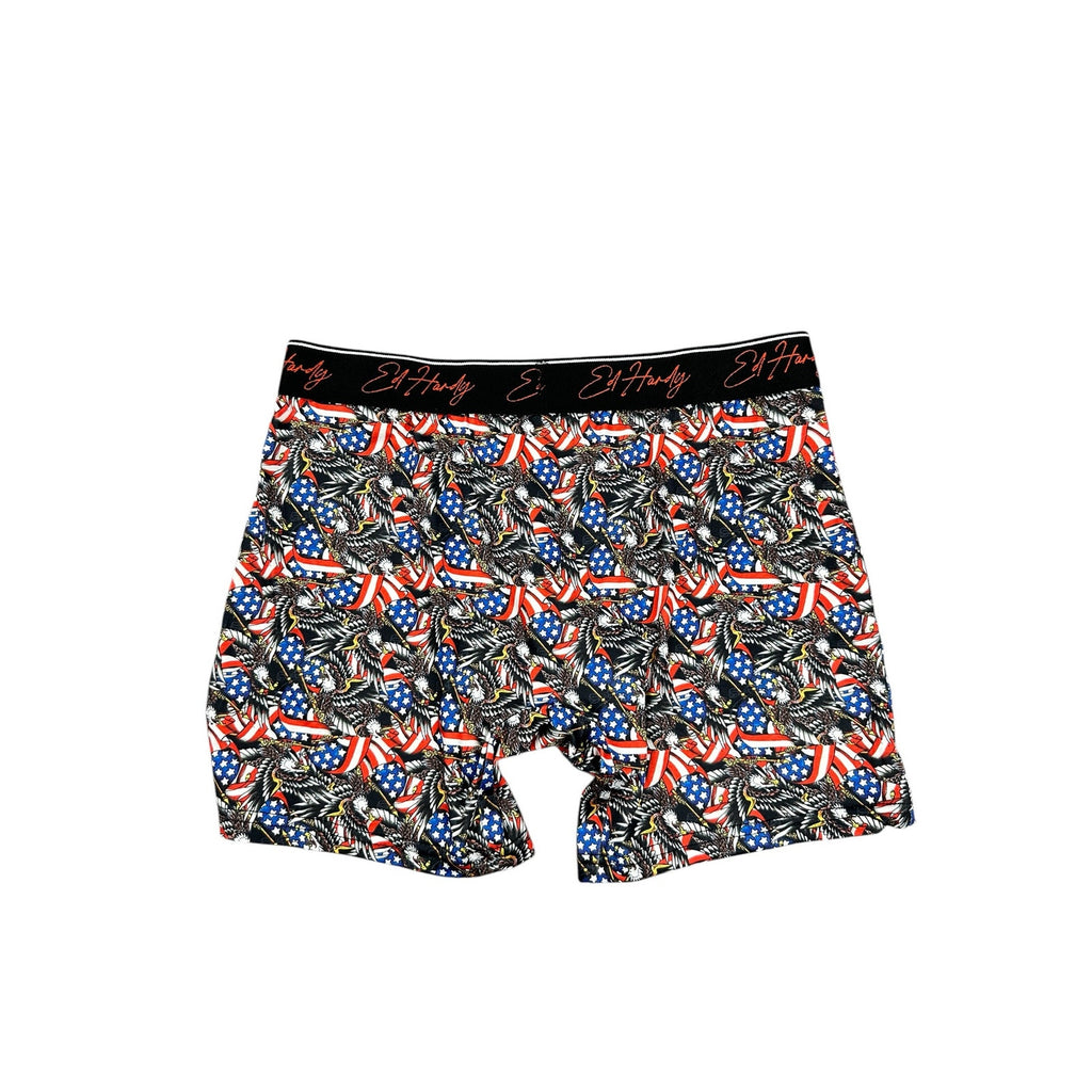 Ed Hardy Performance Boxer Briefs 4-Pack — Size Medium