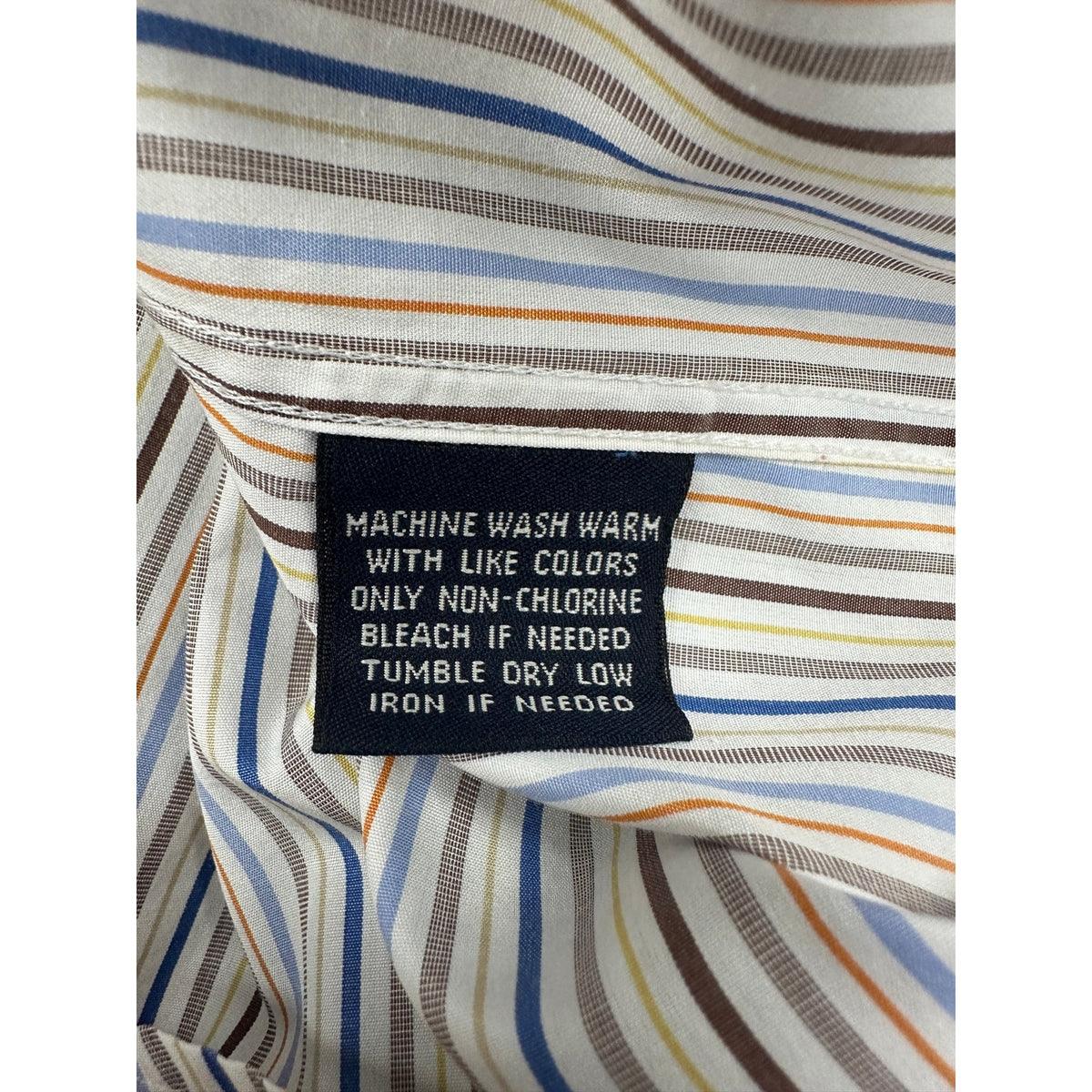 Faconnable Striped Long Sleeve Button Down Shirt — Size 2XL // Preowned