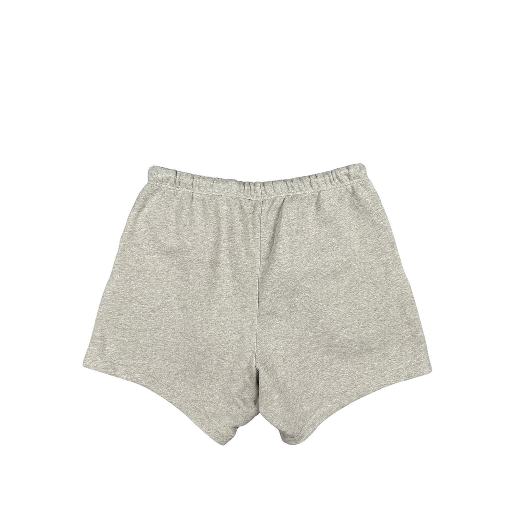 Fear of God Essentials Classic Fleece Sweat Shorts in Light Heather Oatmeal Tan — Size Large // Preowned