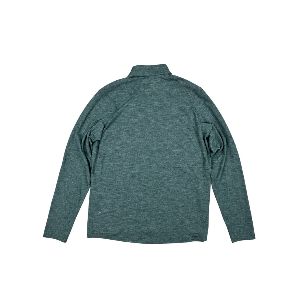 Lululemon Surge Warm Half Zip Pullover in Dark Teal — Size Large // Preowned