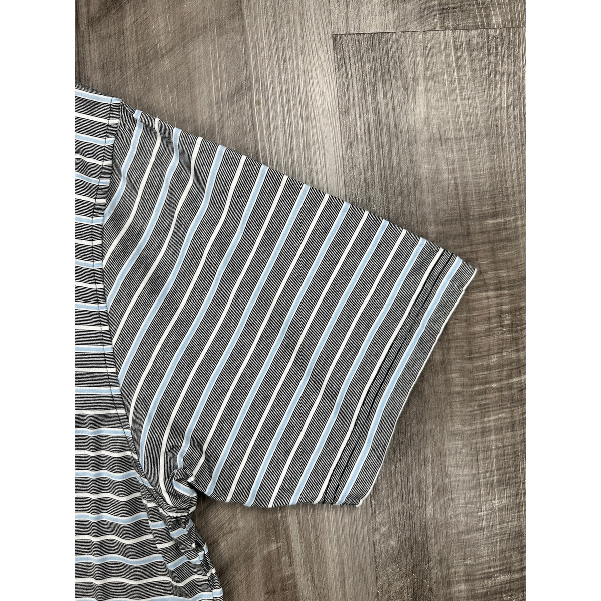 Peter Millar Cotton Jersey Knit Striped Polo — Size Medium // Preowned