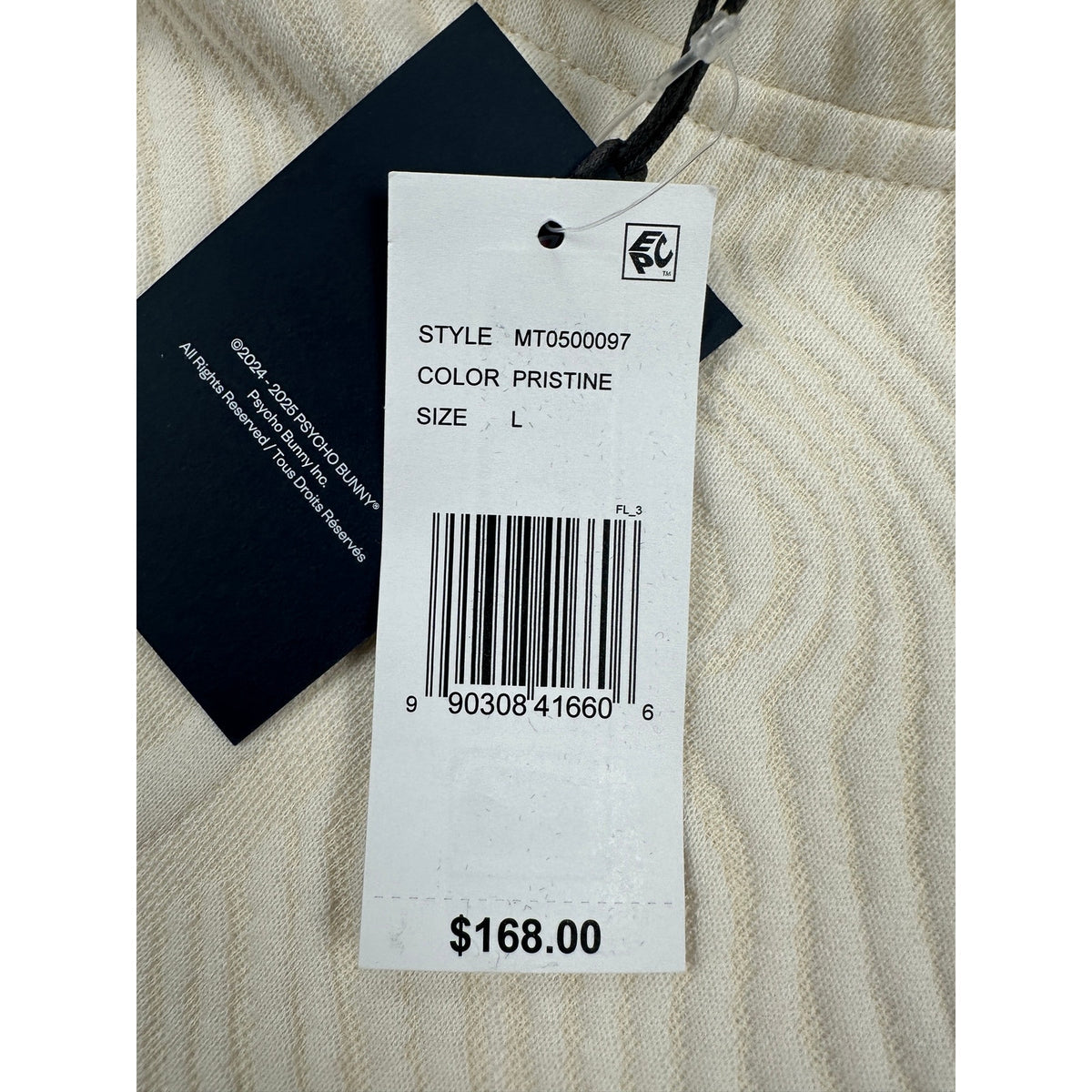 Psycho Bunny Kendrick Textured Pullover Hoodie — Size Large