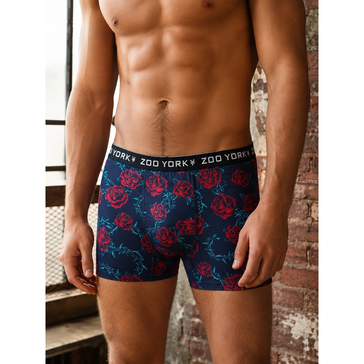 Zoo York Super Soft Brushed Boxer Briefs 4-Pack — Size Large