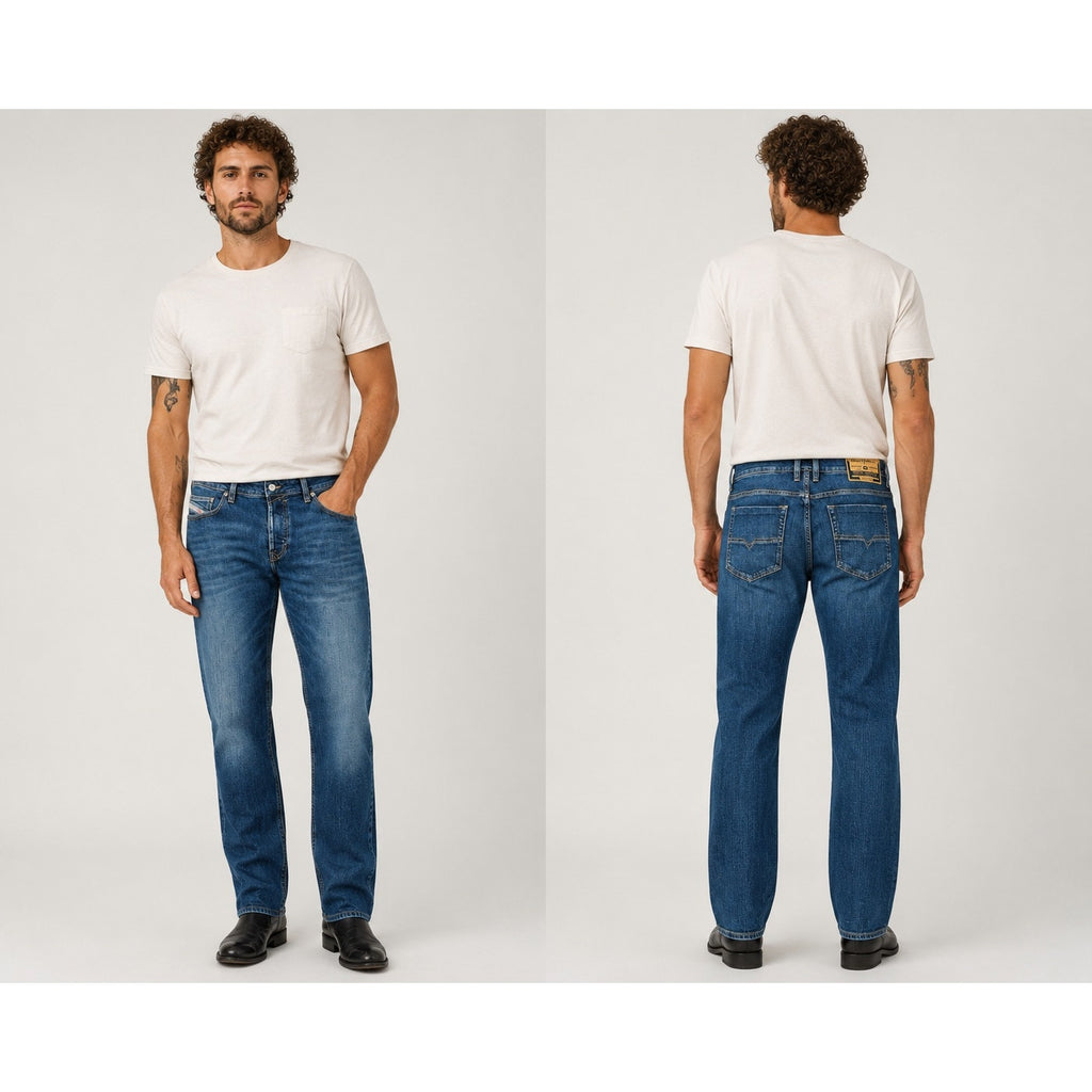 Diesel Safado-X Trouser Denim Jeans in Blue — Size 38x30