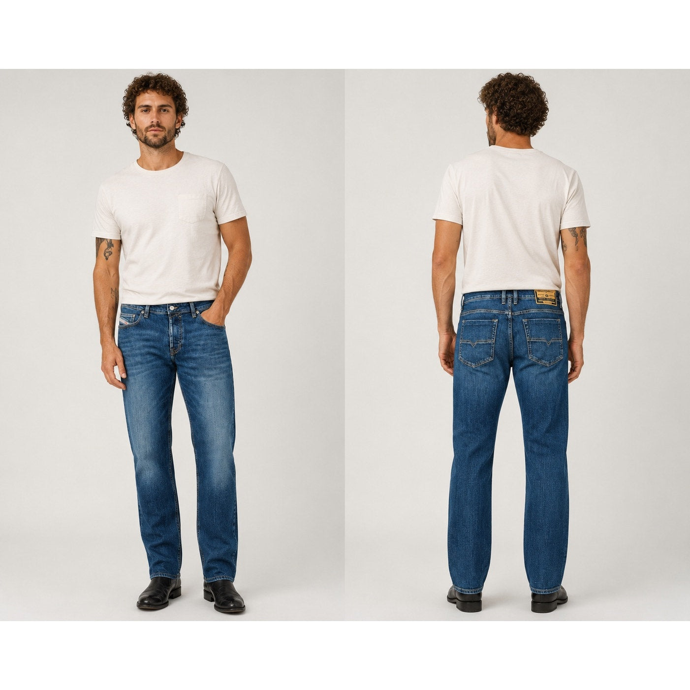 Diesel Safado-X Trouser Denim Jeans in Blue — Size 38x30