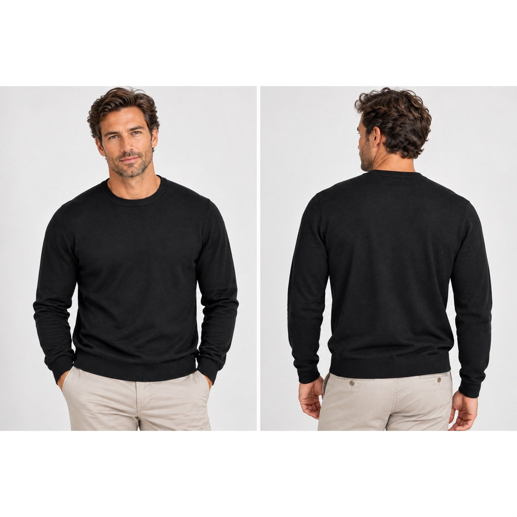 Suitsupply Merino Wool Crewneck Sweater — Size Large // Preowned