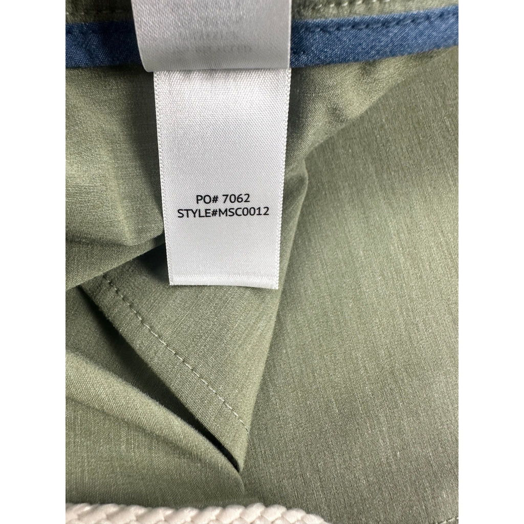 Faherty All Day Hybrid Shorts in Green — Size 36 // Preowned