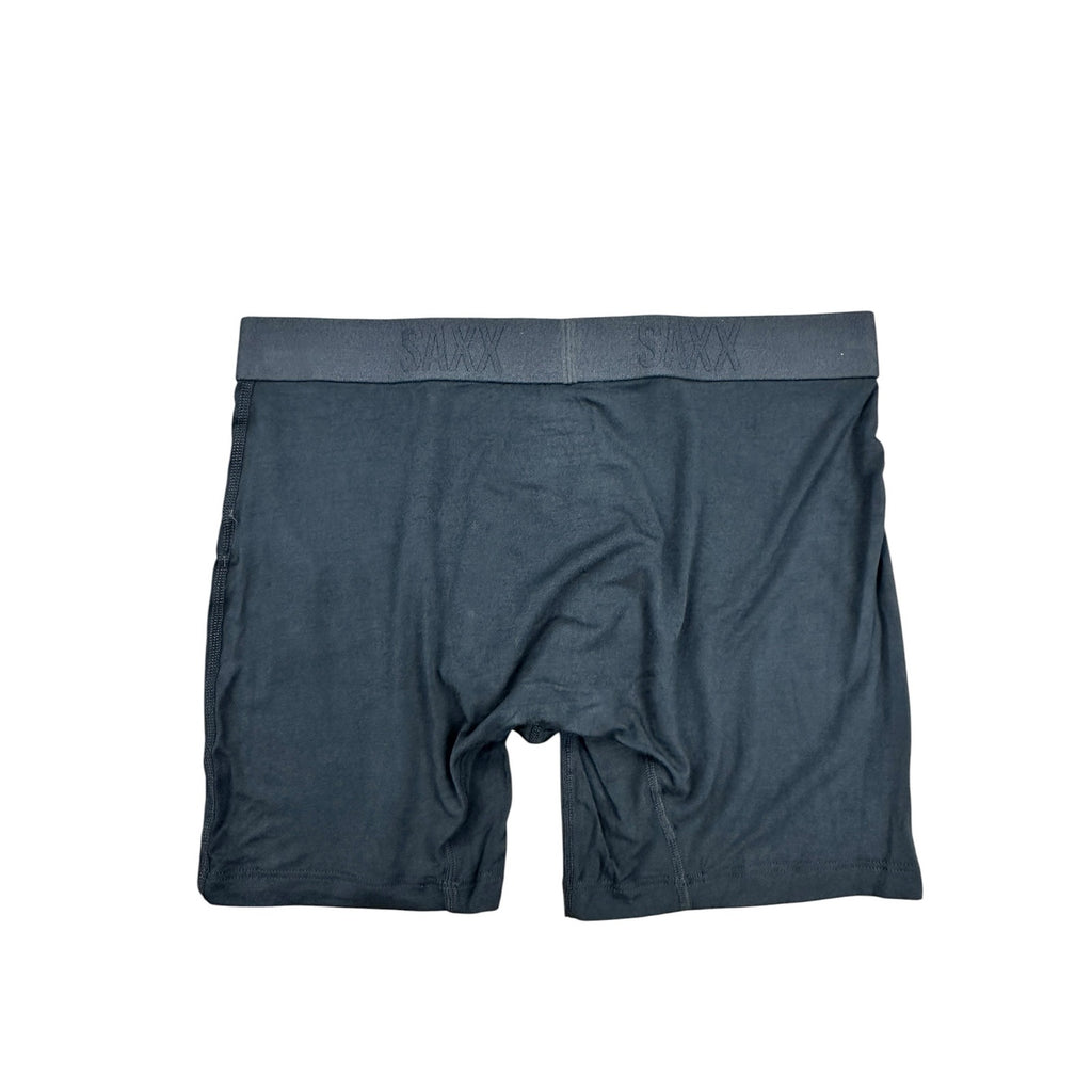 Saxx Vibe Xtra Ball Park Pouch Everyday Fly 6-Inch Boxer Brief 2-Pack in Black — Size Small