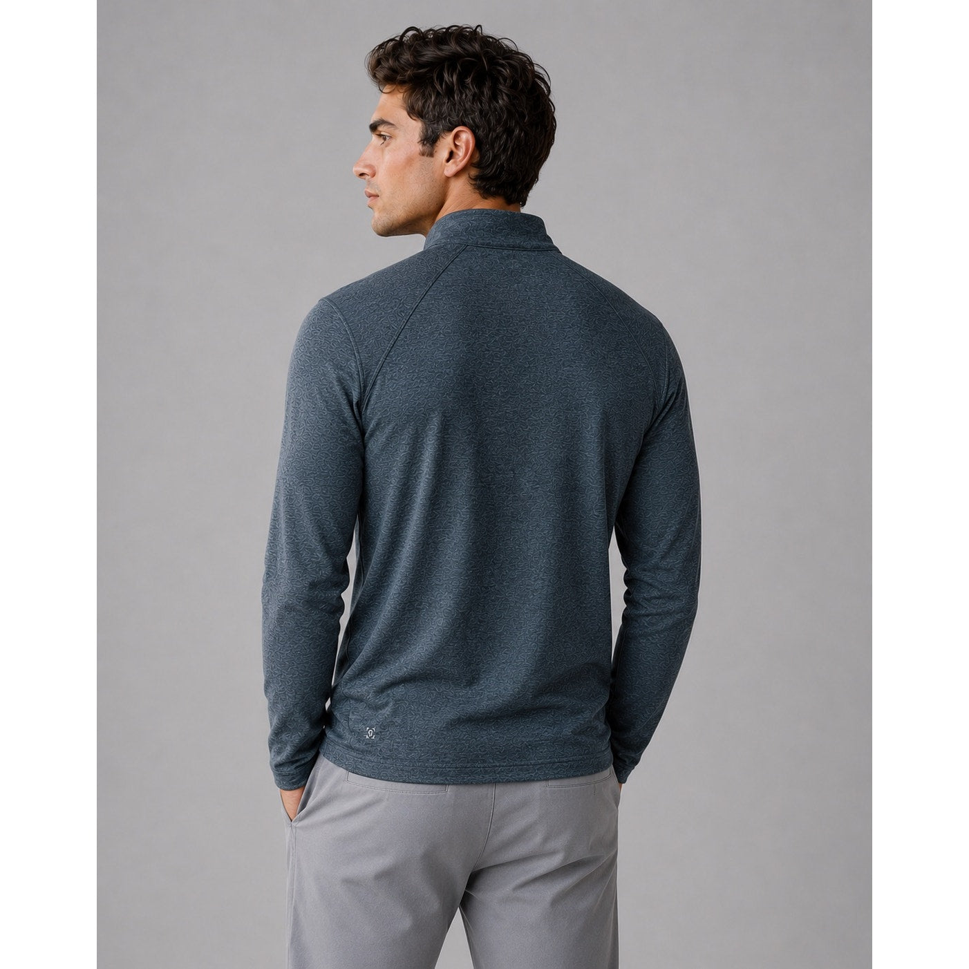 Lululemon Smooth Spacer Quarter Zip Pullover in Heather Dark Teal — Size XL