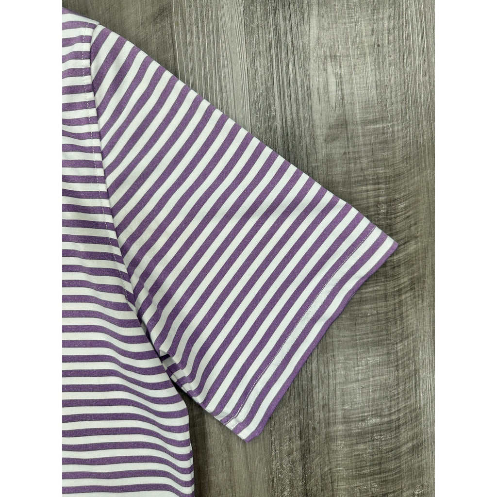 Stitch Damon Striped Performance Golf Polo — Size M/L // Preowned